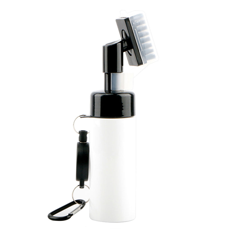 Press-Type Golf Club Cleaning Brush with Spray Function