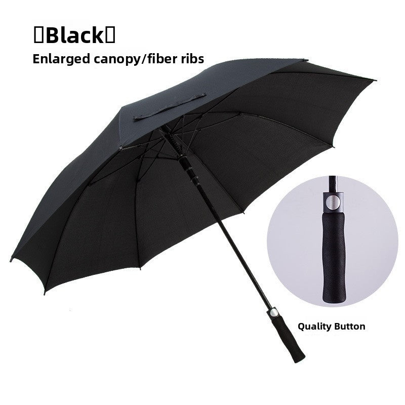 27inch Straight Rib Golf Umbrella with Custom Logo