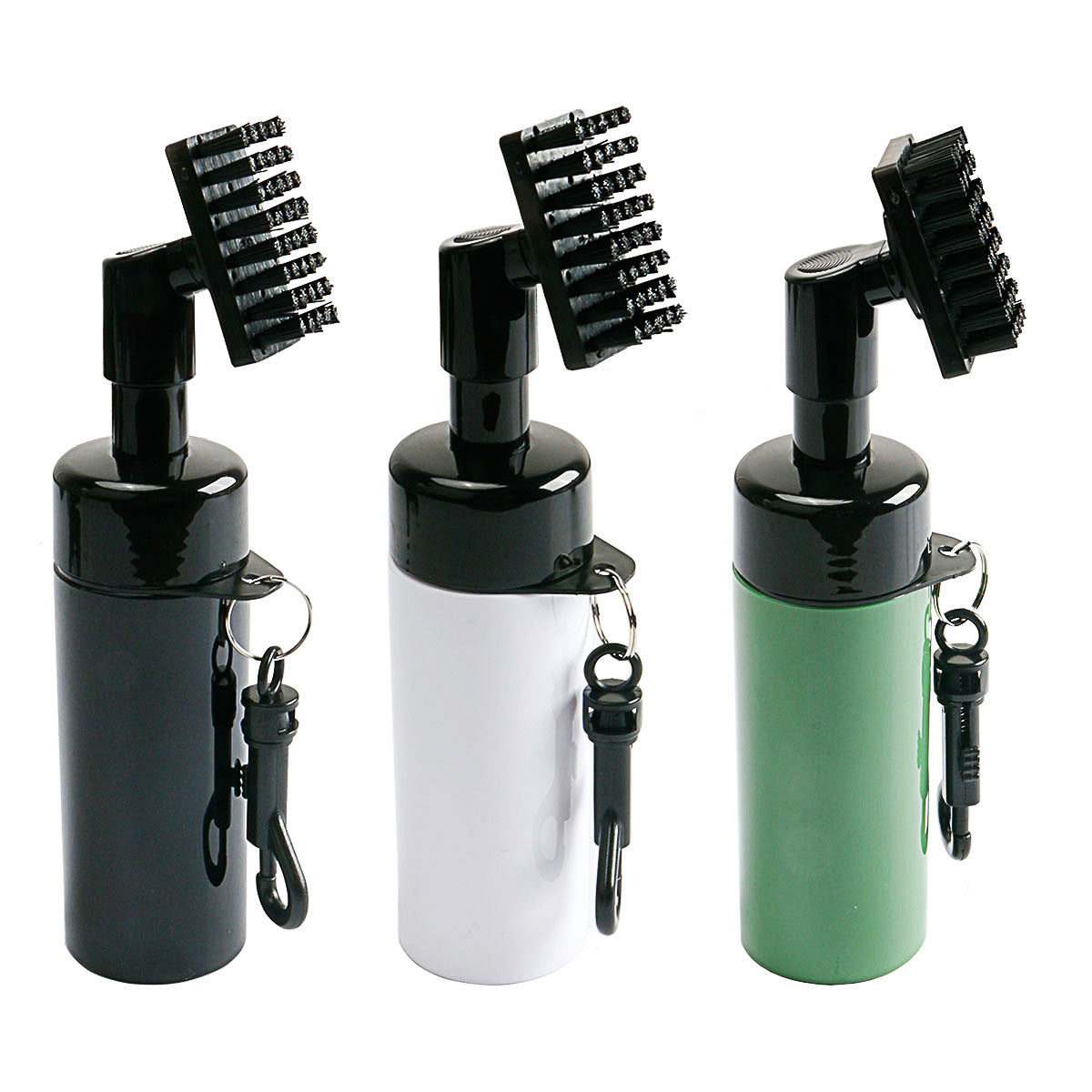 Press-Type Golf Club Cleaning Brush with Spray Function