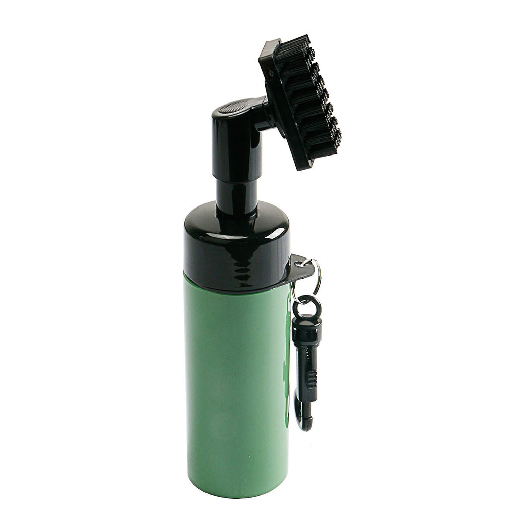 Press-Type Golf Club Cleaning Brush with Spray Function