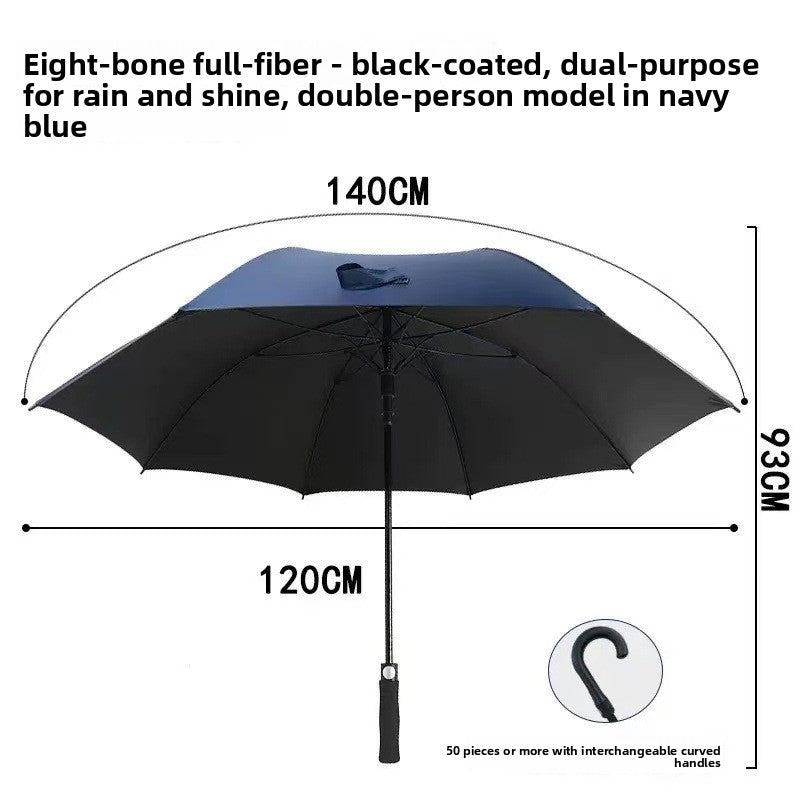27inch Straight Rib Golf Umbrella with Custom Logo