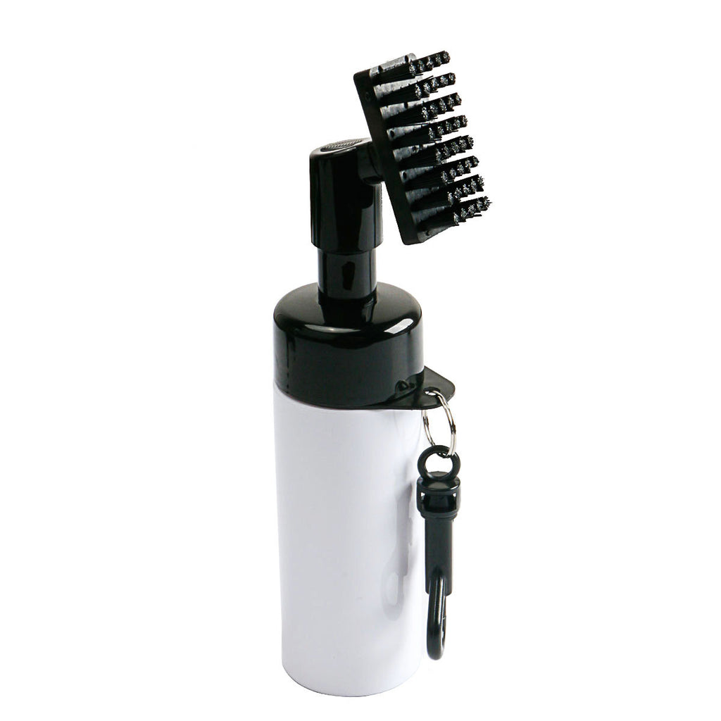 Press-Type Golf Club Cleaning Brush with Spray Function