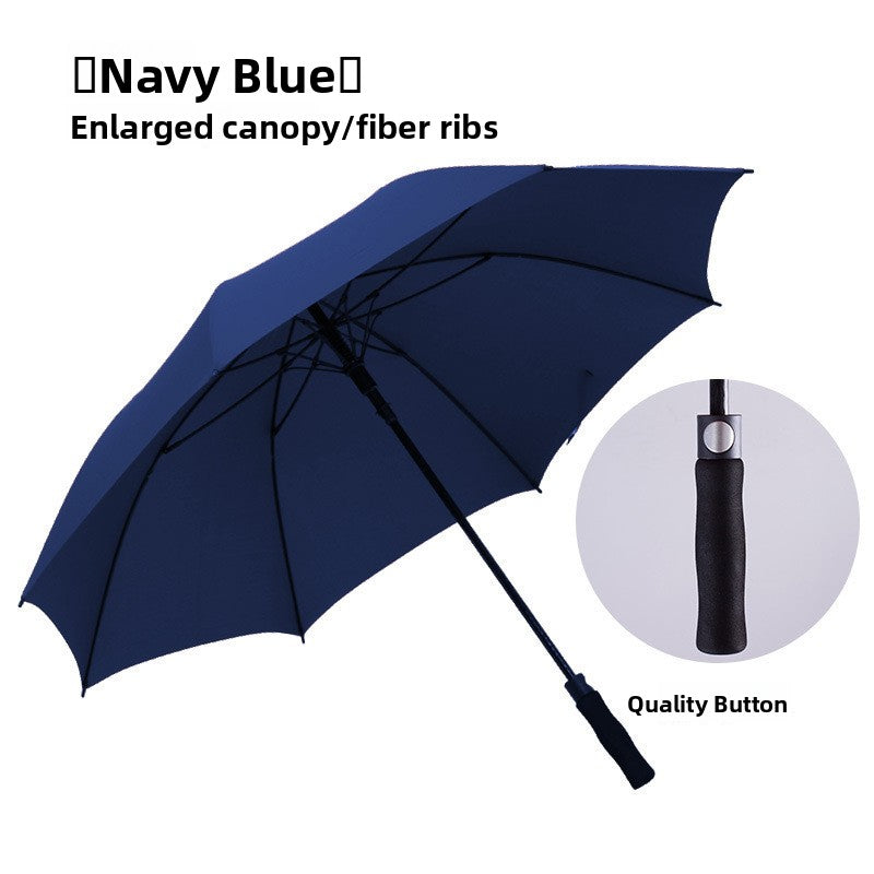 27inch Straight Rib Golf Umbrella with Custom Logo